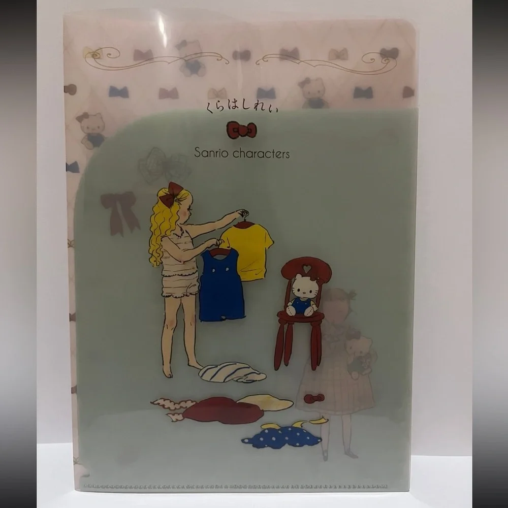 Sanrio Hello Kitty-Kurahashi Rei A5 size 2 pocket Folder